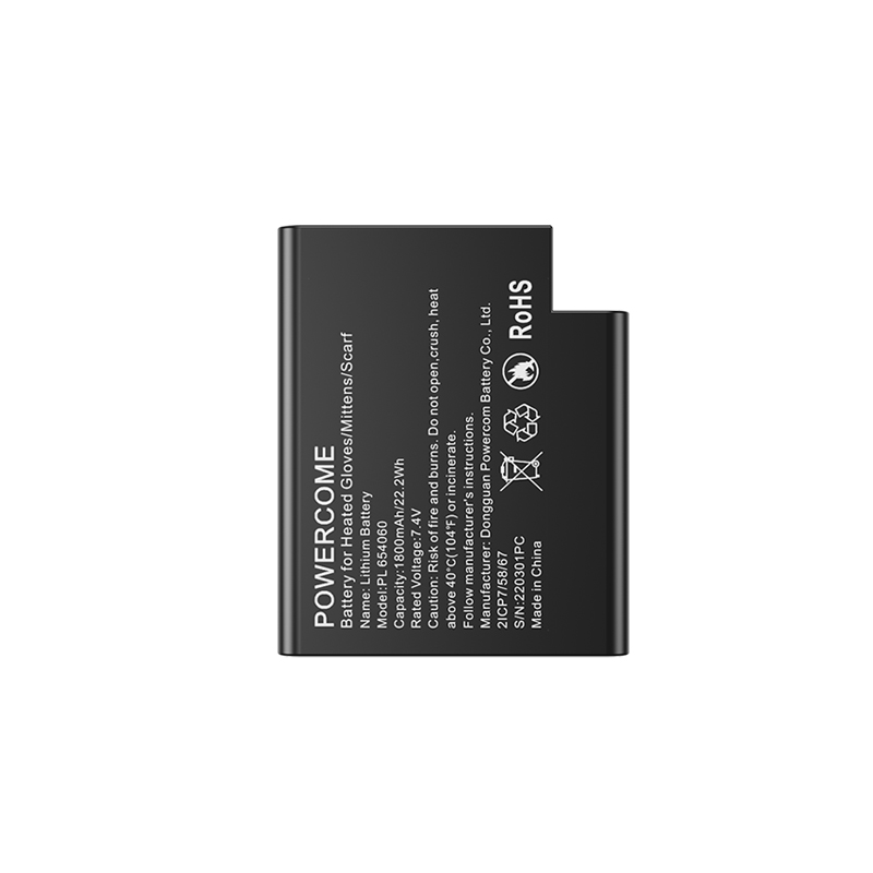 7.4V PC-654060低温保暖电池